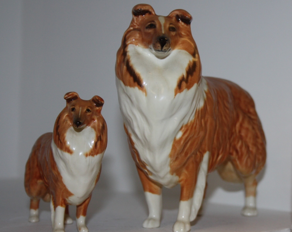 A Beswick model of Lochinvar of Lady Park; another, smaller (2)