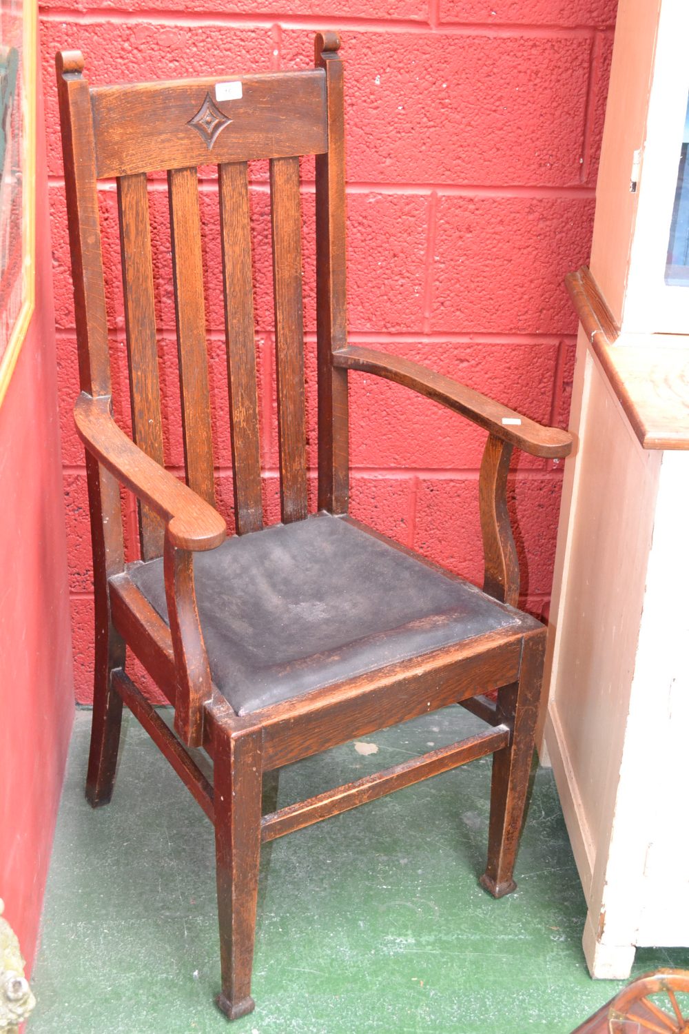 An oak armchair, c.1940