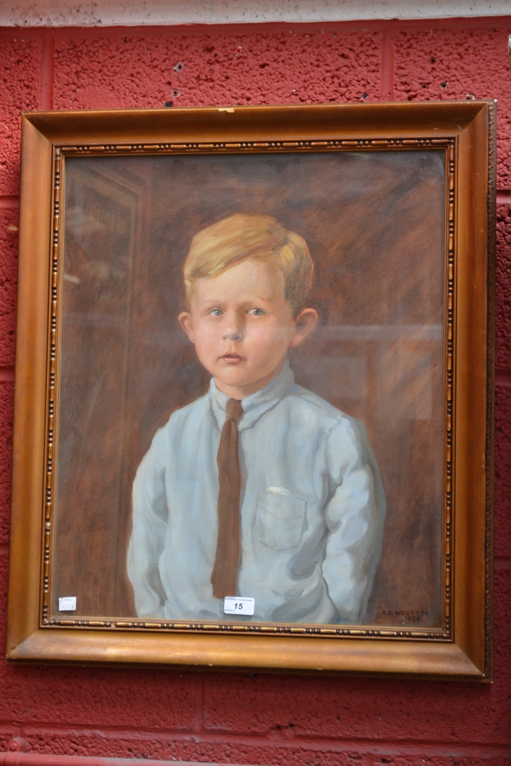 K E Wooton
Portrait of a Young Boy
signed, oil on canvas