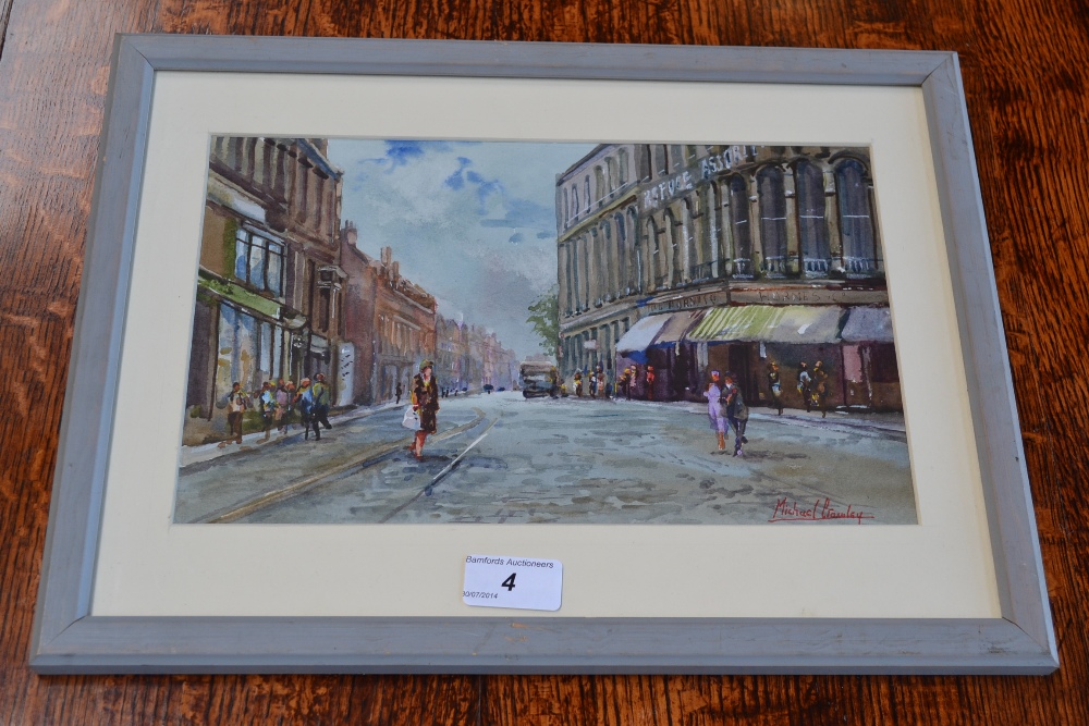 Michael Crawley
The Wardwick, Derby
signed, watercolour