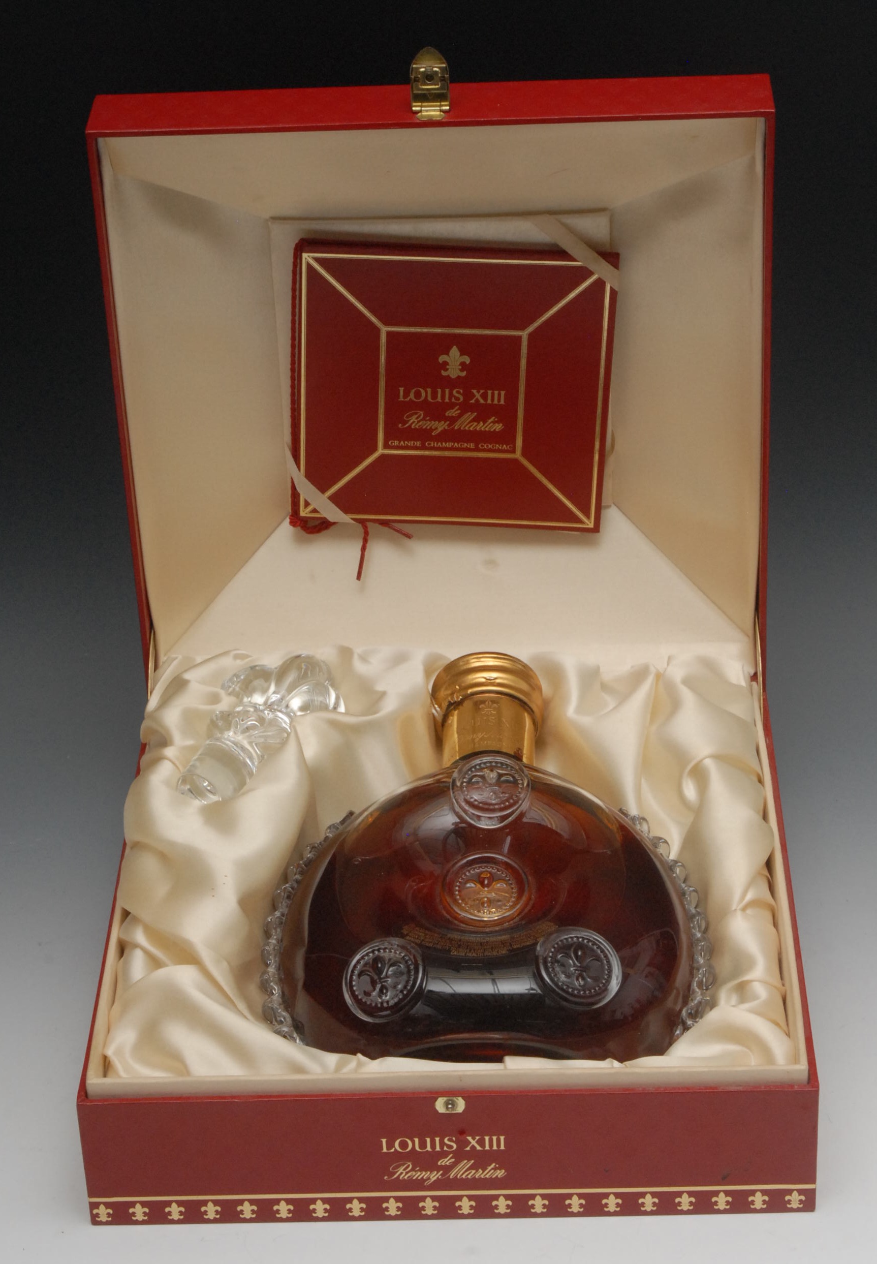 Cognac Louis XIII Remy Martin Grande Champagne Cognac Carafe No 3311, Baccarat Crystal Carafe, in