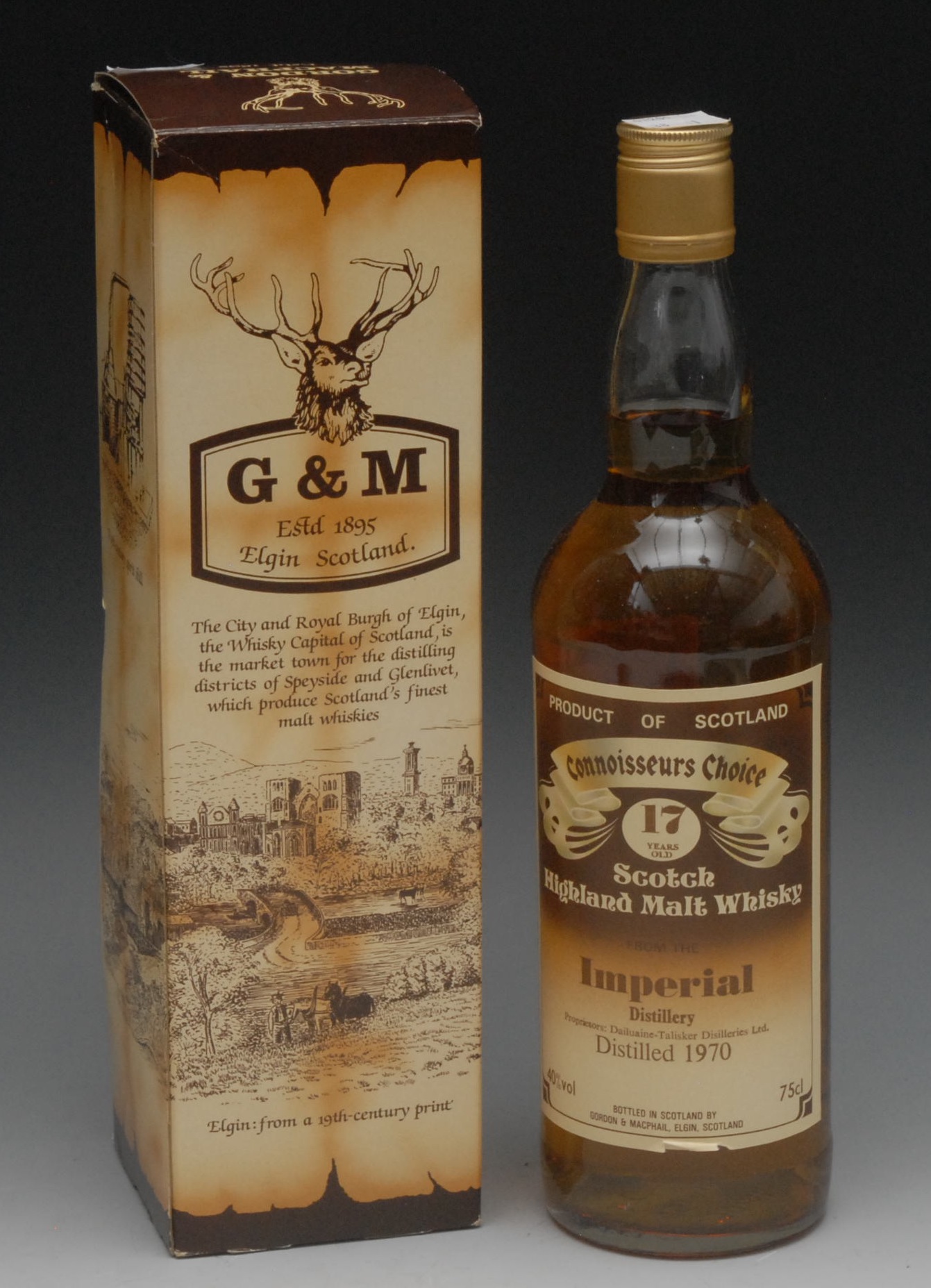 Gordon & MacPhail Connoisseur's Choice Scotch Highland Malt Whisky, 17 year old from the Imperial