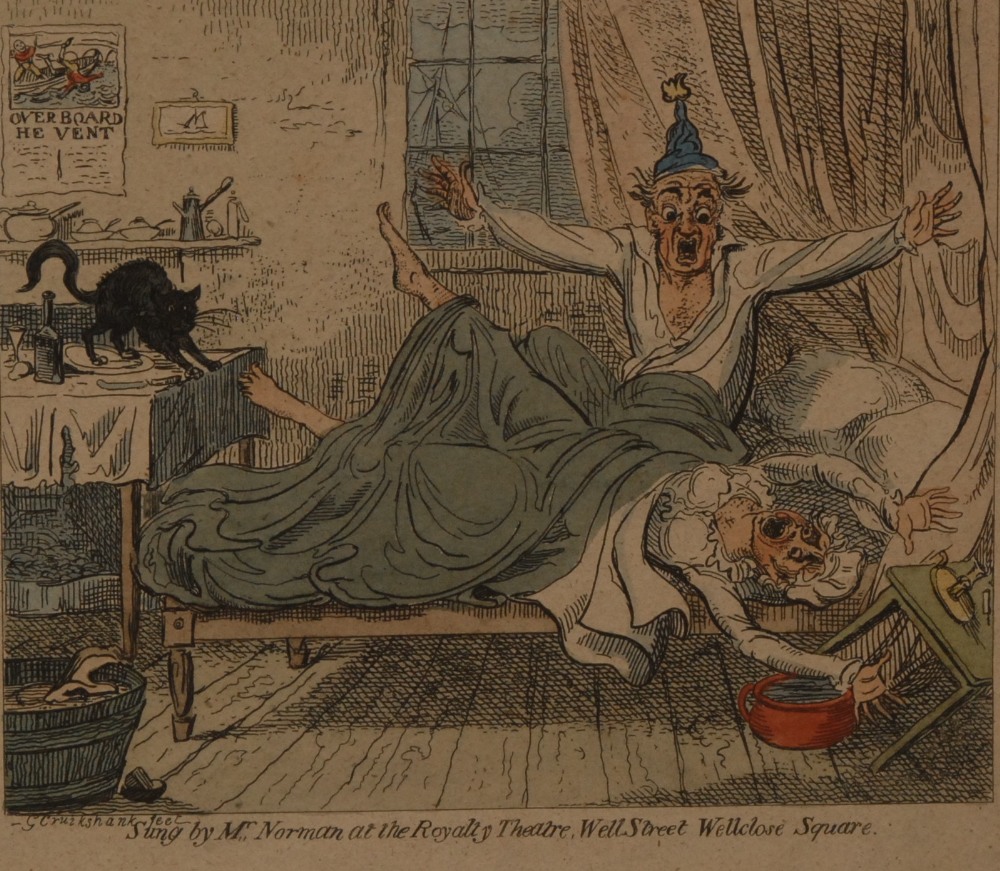George Cruikshank 1792-1878, Staffordshrie Courtship, after George Moutard Woodward, publ by Thos - Image 3 of 3
