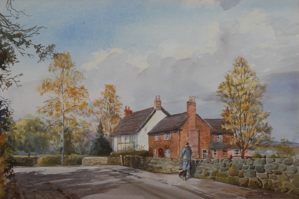 Michael Crawley
Ingleby, Derbyshire
Signed, watercolour, 28cm x 42cm