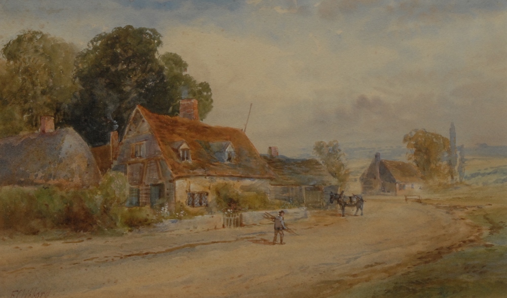F Clifford (1884 - 1941) (pseudonym for William Minshall-Burchell)
A Country Lane
signed,