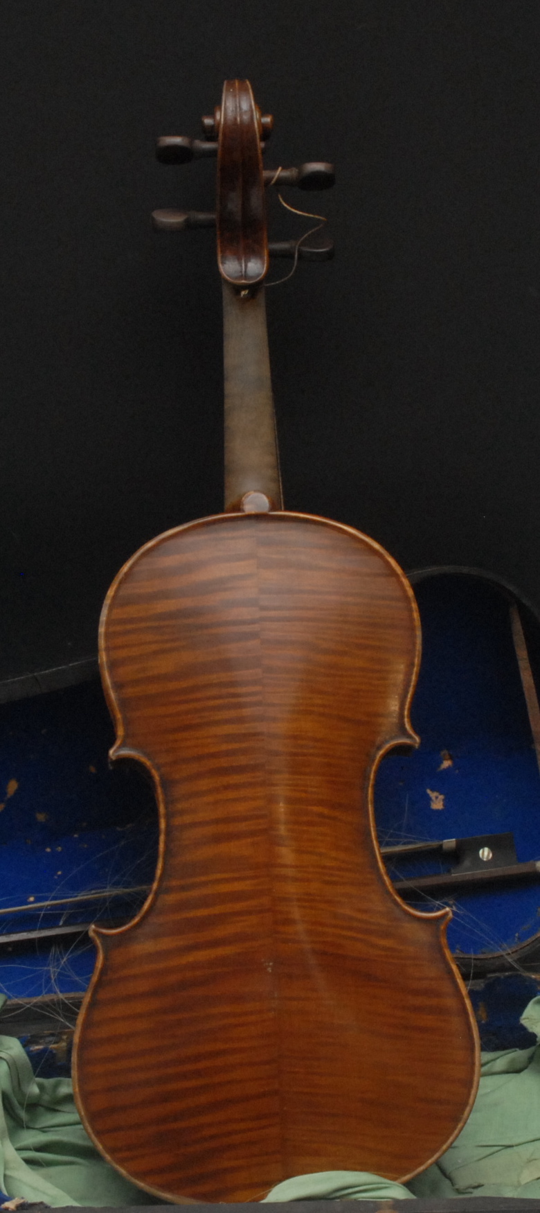 A violin, the two-piece back 36cm long excluding button, paper label inscribed Carlo Fissorie, - Image 2 of 3