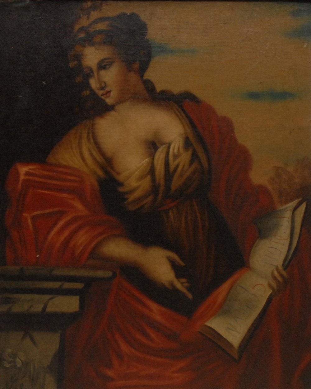 English School (19th century)
Portrait of a Classical Muse
oil on canvas, 50.5cm x 41cm