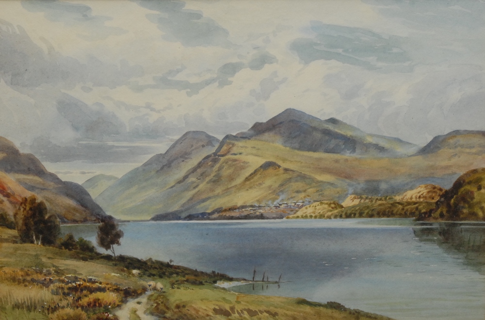 Henry Hughes Richardson (bn 1920)
A Pair, St Michael's Mount and Snowdon
signed, watercolours, - Image 2 of 2