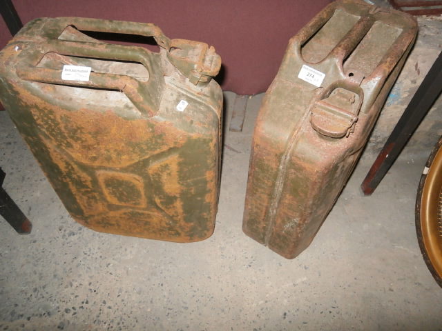 2 jerry cans