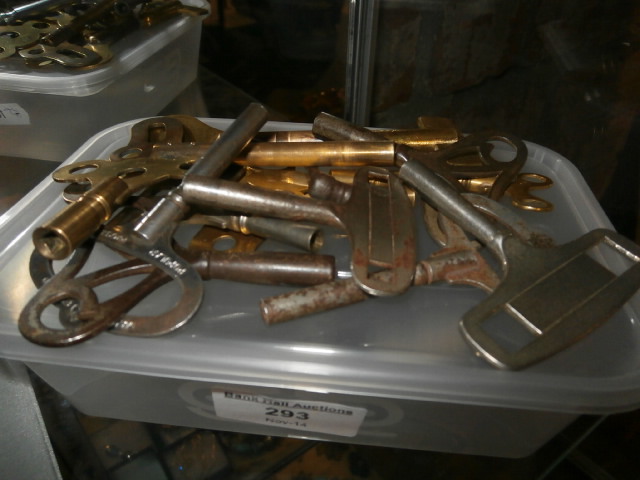 Box of clock keys