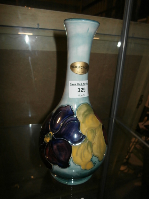 Moorcroft vase approx 9"" high