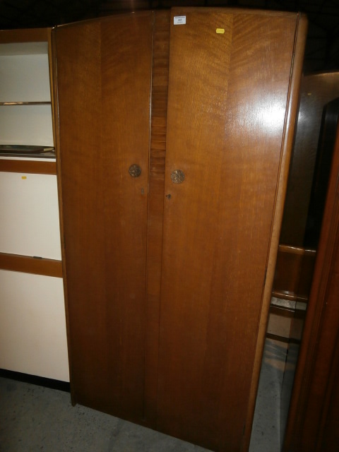 Oak 2 door wardrobe