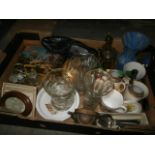 Box inc ballet shoes glass ware and other collectables