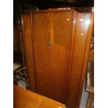 Oak single door wardrobe