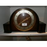 Mantle clock with keys (Smiths)