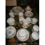 2 tray of Paragon tea ware