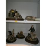 Selection of farm scene figurines