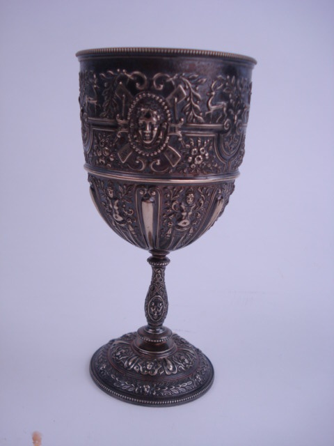 A Victorian Sligo lawn Tennis Club silver plated trophy cup:, for `Inter county Doubles won by E