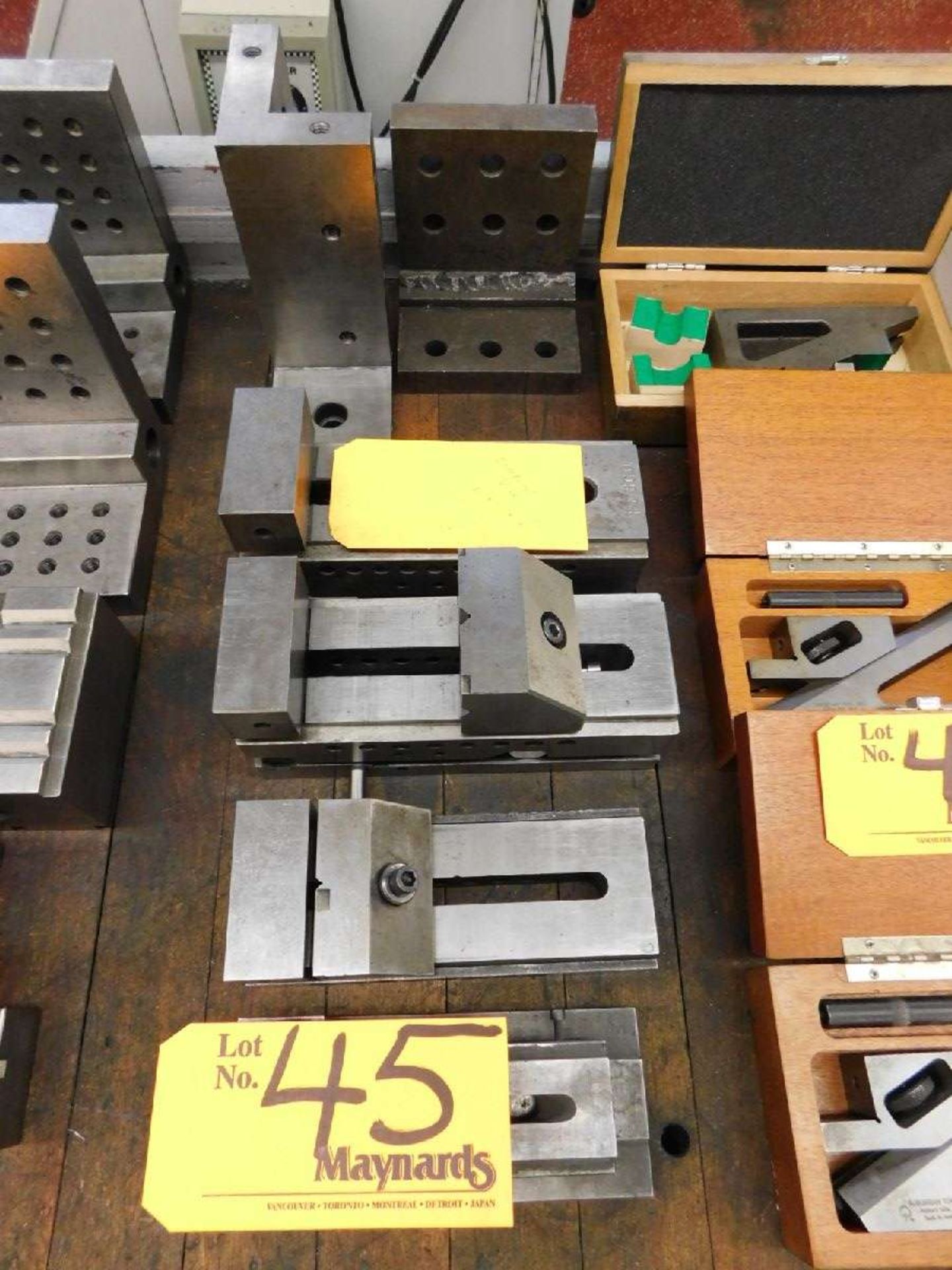 Assorted Compound Vises and Angle Plates