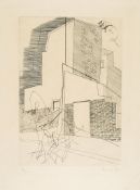 Stanley William Hayter (1901-1988) - Street (B.&M.39) engraving, 1930, signed in pencil, numbered