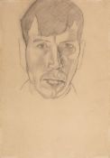 Unattributed Artist - Portrait of Stanley Spencer pencil on paper 13 3/4 x 10 in., 35 x 25.4 cm