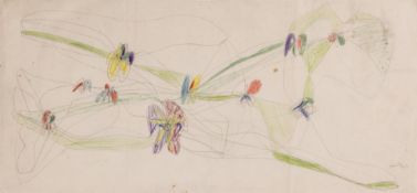 Stanley William Hayter (1901-1988) - Untitled, 1943 coloured crayon and pencil on paper, signed and