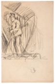 Walter Richard Sickert (1860-1942) - Theatre Performer, 1922-3 pencil on paper 14 1/2 x 9 3/8 in.,