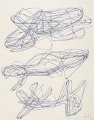Stanley William Hayter (1901-1988) - Untitled, 1950 pen and blue ink on paper, signed and dated P