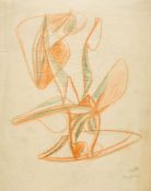 Stanley William Hayter (1901-1988) - Untitled, 1942 coloured crayons on thin tissue, signed and