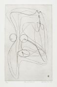 Stanley William Hayter (1901-1988) - Le Chas de l`aiguille (B.&M.172) engraving, 1946, signed,