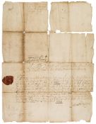 Commission to Nicholas Manning of a Company of Foot in the militia at Pemaquid  (Thomas,  colonel,