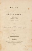 Austen (Jane) - Pride and Prejudice: A Novel, 3 vol.,   first edition,     lacking half-titles,