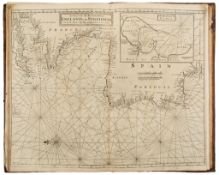 Maritime Atlas.- - Coasting Pilot (The),  15 double-page engraved maps, 2 with extending fold-outs,