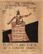Craig (Edward Gordon).- - Puppets and Poets,  The Chapbook: A Monthly Miscellany No.20,   inscribed