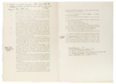 Craig (Edward Gordon) - Biographical Note,  4pp.,   EGC`s copy with his annotations in ink  ,