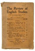 Tolkien (J.R.R.) - The Devil`s Coach-Horses,  in   The Review of English Studies, Vol.1, No.3,