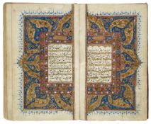 Hafez"".- [Divan], 181ff. Persian manuscript in black nasta`liq script  ""Hafez"".-     [Divan] ,