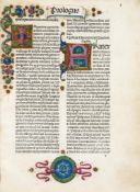 Marchesinus (Joannes) - Mammotrectus super Bibliam,  double column, 223 ff. (of 228, lacking