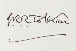 Tolkien (J.R.R.) - Smith of Wootton Major,  first edition, signed by the author  on front free