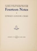 Craig (Edward Gordon) - Fourteen Notes: On Eight Pages from   The Story of the Theatre   by Glenn