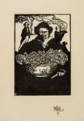 Craig (Edward Gordon) - Alexander Dumas,  woodcut on japan paper, 135 x 95mm., signed with initials