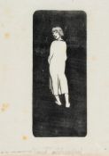 Craig (Edward Gordon) - Comment,  woodcut on tissue, inscribed ""Com[?]ent autobiographical, and