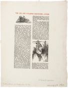 Craig (Edward Gordon).- - [Trial Proof for the Cranach Press `Robinson Crusoe`],  first leaf of