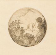 Craig (Edward Gordon) - Commedia on a Penny, etching on laid paper, inscribed in pencil ""A Penny""