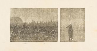 Craig (Edward Gordon) - The Mirror up to Nature and Behind the Scenes, annotated diptych of the