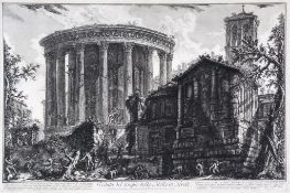 Piranesi (Giovanni Battista) - Veduta del Tempio della Sibilla in Tivoli, from Vedute di Roma,
