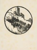 Craig (Edward Gordon) - Bookplates for Jacob and Emmy Mees, 2 separate plates, a circular elevated