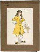 Craig (Edith Ailsa Geraldine) - A portfolio of original costume designs for Sweet Nell, 37 male and