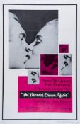 THOMAS CROWN AFFAIR offset lithographic poster in colours,1968, Solar Productions, U.S. one-sheet,