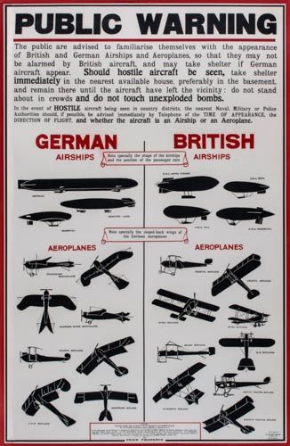 ANONYMOUS - PUBLIC WARNING lithographic poster in colours, printed by Sir Joseph Causton  &  Sons,